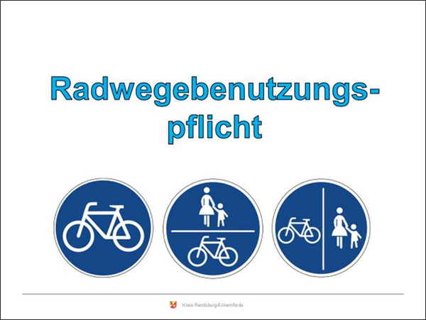 Radwegsbenutzungspflicht