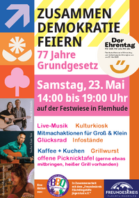 Plakat zum Ehrentag 2026 in Flemhude